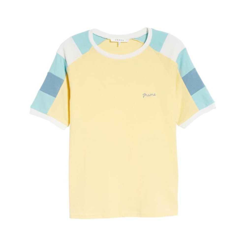 Prism Yellow Colorblock Short Sleeve Tee